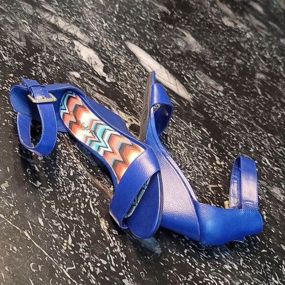 AMERICAN EAGLE WOMEN'S Classic Heels SANDAL ANKLE STRAP OPEN TOE WEDGE SANDAL - Picture 12 of 16